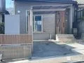 木目調目隠しフェンスとフラット屋根カーポートで整える外構工事