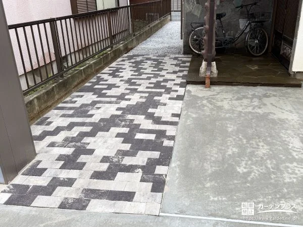 舗装で暮らしやすさを高めた外構リフォーム工事