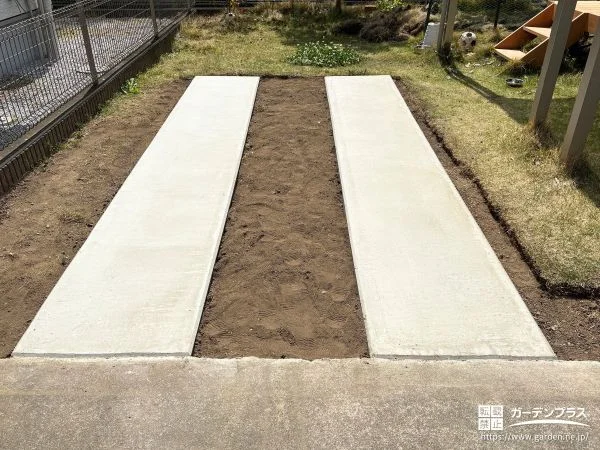 No.29869 駐車しやすさに配慮した駐車スペースの土間コンクリート打設工事[施工後]