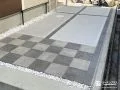 デザイン性と使いやすさを両立した駐車スペースの舗装工事