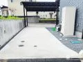 住まいをぐるりとつなぐコンクリート舗装