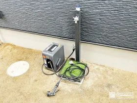 外遊びがもっと楽しくなる立水栓[施工後]