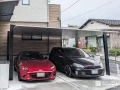 愛車を美しく守る上質なデザインのカーポートを設置した工事