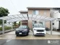 3台分の駐車スペースを雨に濡れないよう守るカーポート工事
