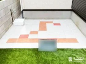 家族時間が広がる、メンテナンスしやすいお庭[施工後]