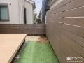 お庭のプライバシーを守る目隠しフェンス
