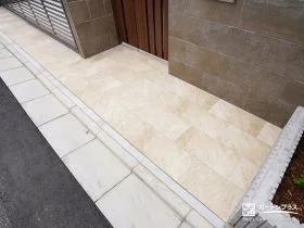 ファサード全体を美しくつなぐタイルデザイン[施工後]
