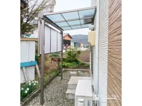 家事がラクになる前面スクリーン付きテラス屋根[施工後]