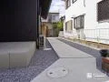 建物まわりを歩きやすくする園路 建物まわりを歩きやすくする園路