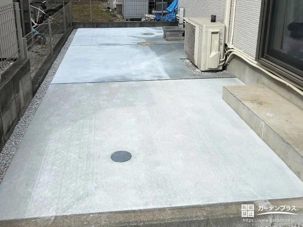No.29985 土間コンクリートで打設で快適に使えるローメンテナンスなお庭[施工後]