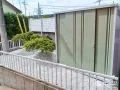 物置と砂利敷きで使いやすく整えたメンテナンスフリーのお庭工事