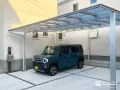 ワイドのカーポートで2台分の駐車スペースを快適に仕上げた工事