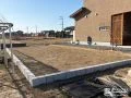 ブロックで土留めを施工し使いやすいお庭の基盤を整備した工事