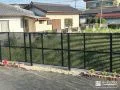 ほどよい目隠しと風通しを両立できる境界フェンスを設置した工事
