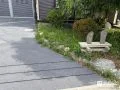 雑草の気になる一画を土間コンクリートで駐車スペースにした工事
