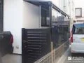 雨の日も家事ができる前面スクリーン付きテラス屋根の設置工事