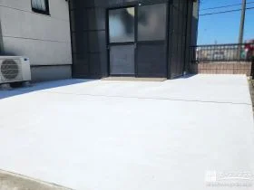 お庭を駐車スペースへ有効活用できる土間コンクリート打設工事