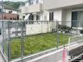 開放感を保ちつつワンちゃんが自由に遊べるクローズのお庭工事