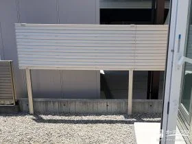 すっきり視線をカットする目隠しフェンス[施工後]