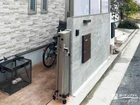 雨や視線を気にせず使える、安心の駐輪スペース[施工後]