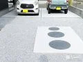 予備駐車スペースも確保した、ゆとりある駐車スペース