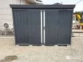大容量の物置でお庭まわりをすっきり整理整頓したリフォーム工事