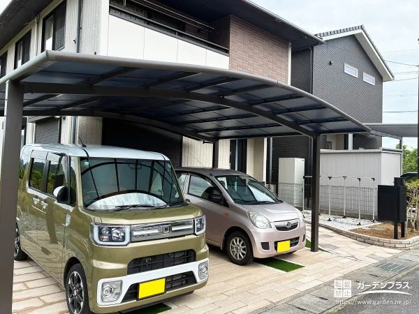 No.30093 駐車スペースとつながる、明るく使いやすい門まわり工事[施工後]