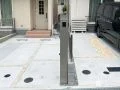 スリムな形状の機能門柱
