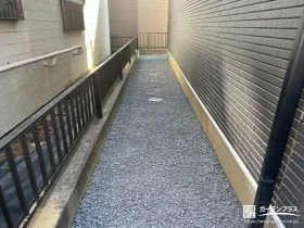 犬走り野雑草対策[施工後]