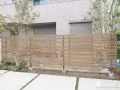 木目調フェンスで心地よいプライベート空間をつくるお庭工事