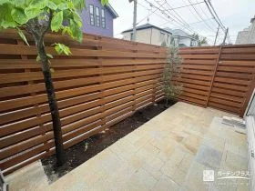 お気に入りの植栽を眺めながらくつろげるテラス[施工後]