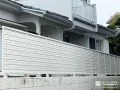 気になる視線をしっかり遮るホワイトカラーの目隠しフェンス工事