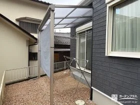 雨の吹込みを防止するテラス屋根[施工後]