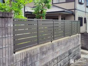 気になる視線をカットする目隠しフェンス[施工後]