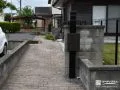 導線を邪魔しないスリムな機能門柱