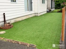 メンテナンスが楽になり快適に過ごせる人工芝敷きのお庭工事