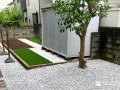 人工芝でお手入れ楽に緑を楽しめる快適なお庭リフォーム工事