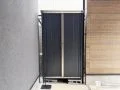 スタイリッシュな収納スペースとなる物置