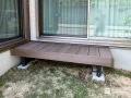 ナチュラルな木目調が美しいウッドデッキ
