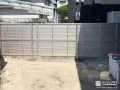 お庭のプライバシーを守るスタイリッシュフェンス設置工事