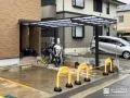 雨の日に屋根下から玄関まで濡れずに入れるカーポート設置工事