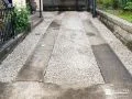 芝生部分を砂利に替えて雑草対策を高める駐車スペース工事
