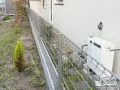見通しを保ちながら敷地境界を明確にするフェンス設置工事