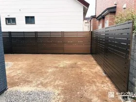 プライベートなお庭をつくる目隠しフェンス[施工後]