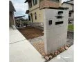 石調タイルが魅せる高級感のある造作門柱