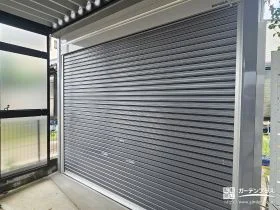 シャッターガレージで愛車を守る駐車空間へリフォーム工事