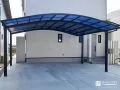 強い日差しを和らげて2台のお車をゆったり守るカーポート工事