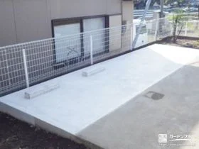 駐車スペースを拡張して停められるお車の台数を増やした工事