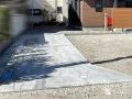 土間コンクリートでお車の出入りをスムーズに