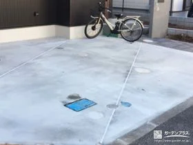 ローメンテナンスな駐車スペース[施工後]